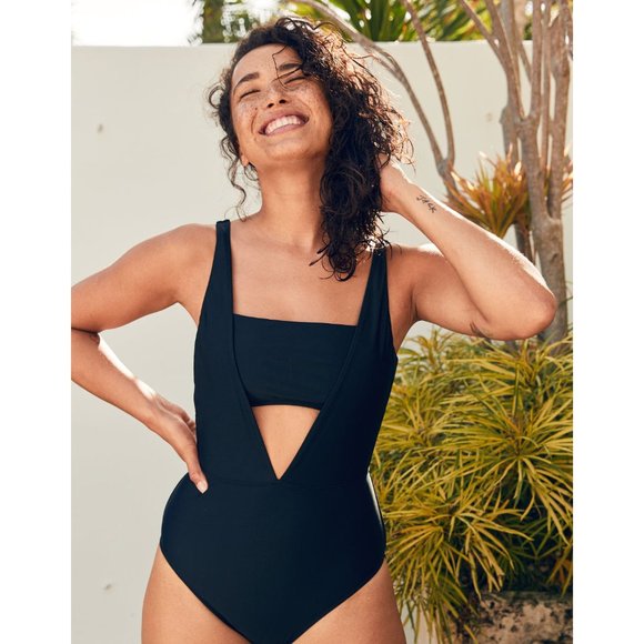 Aerie layered one piece swimsuit Clearance